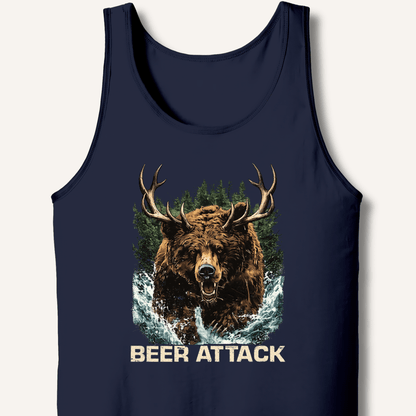 Beer Attack Tank - Sip & Shirt