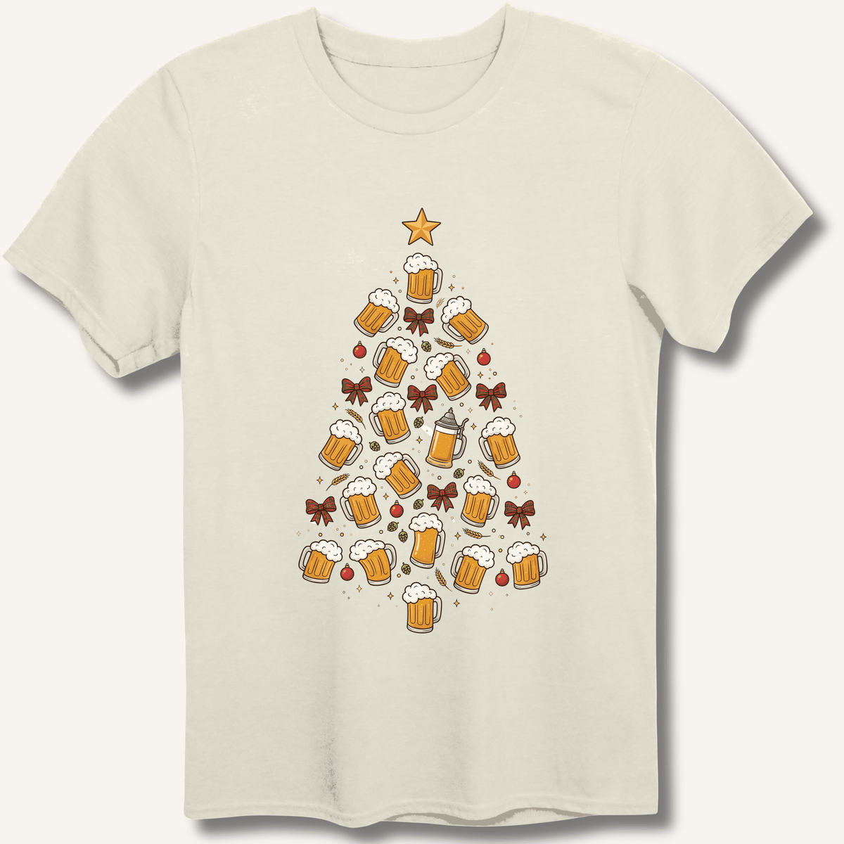 Beer Christmas Tree T-Shirt - Sip & Shirt