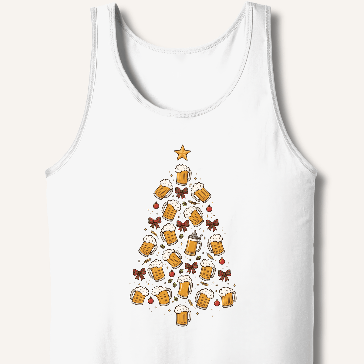 Beer Christmas Tree Tank - Sip & Shirt