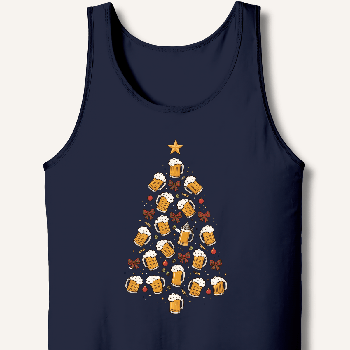 Beer Christmas Tree Tank - Sip & Shirt