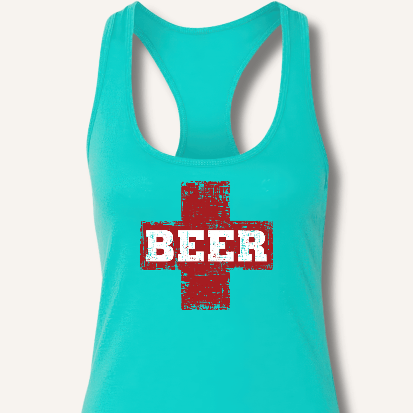 Beer First Aid Racerback Tank - Sip & Shirt