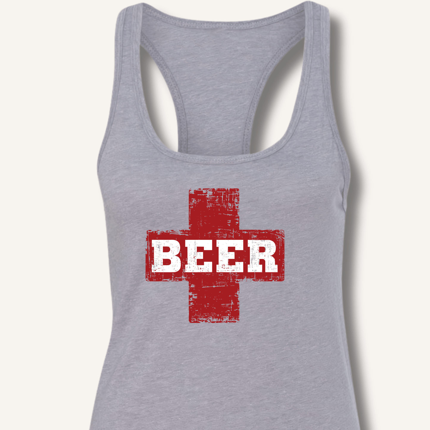 Beer First Aid Racerback Tank - Sip & Shirt