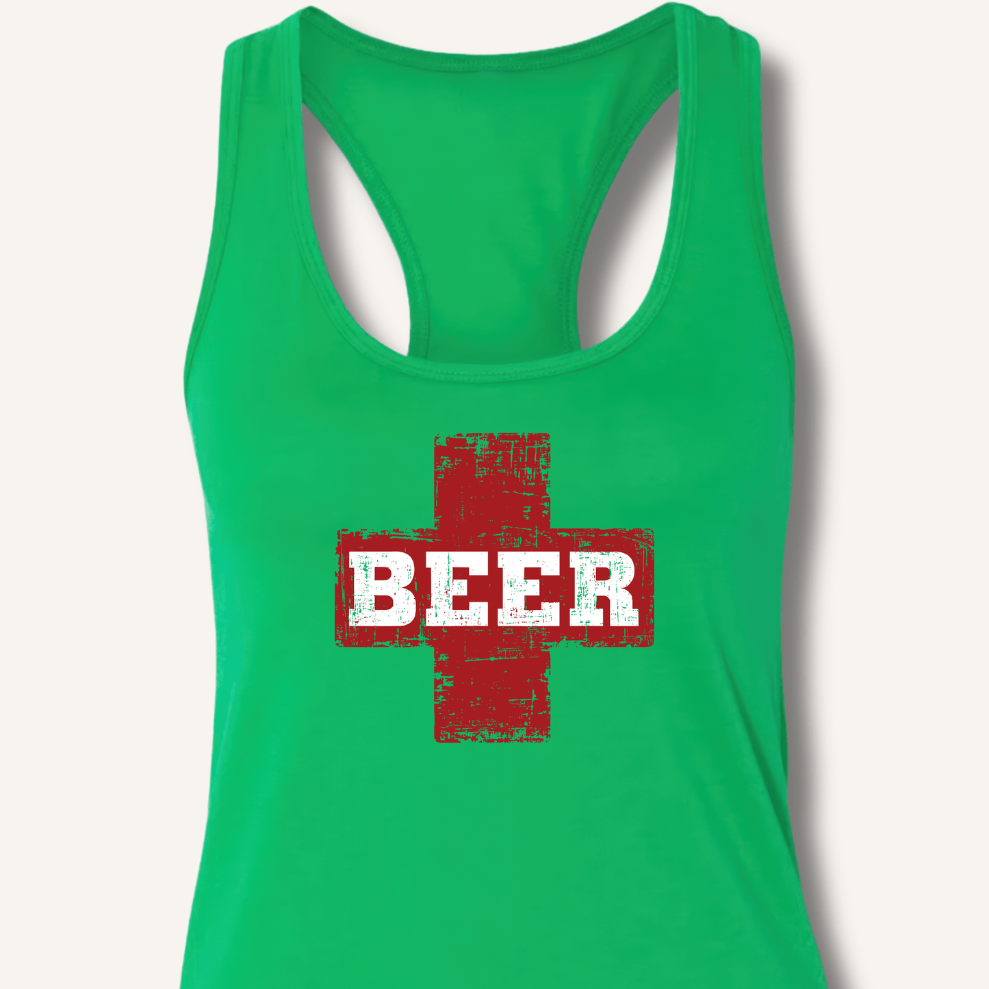 Beer First Aid Racerback Tank - Sip & Shirt
