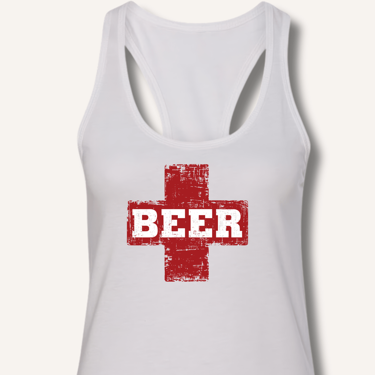 Beer First Aid Racerback Tank - Sip & Shirt