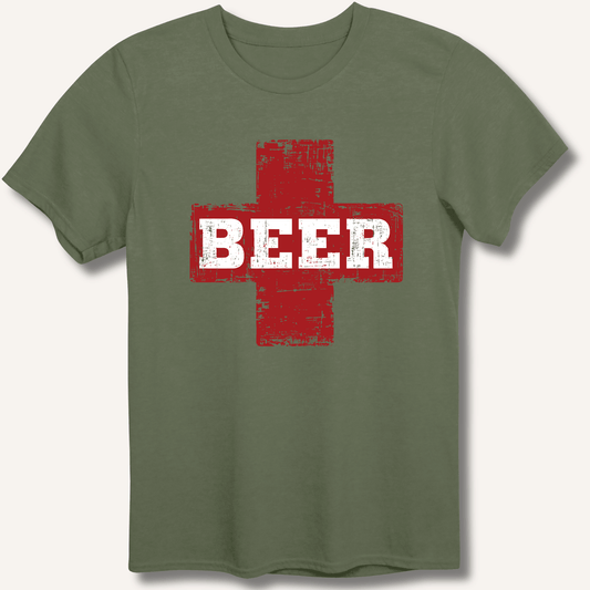 Beer First Aid T-Shirt - Sip & Shirt