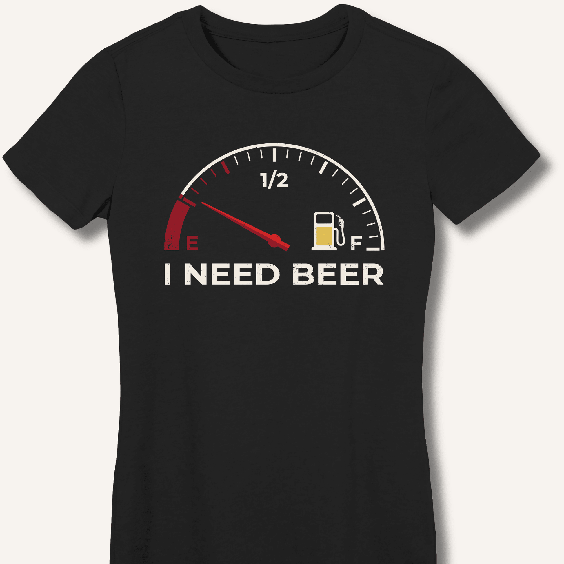 Beer Gauge Fitted T-Shirt - Sip & Shirt