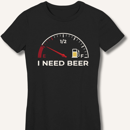 Beer Gauge Fitted T-Shirt - Sip & Shirt