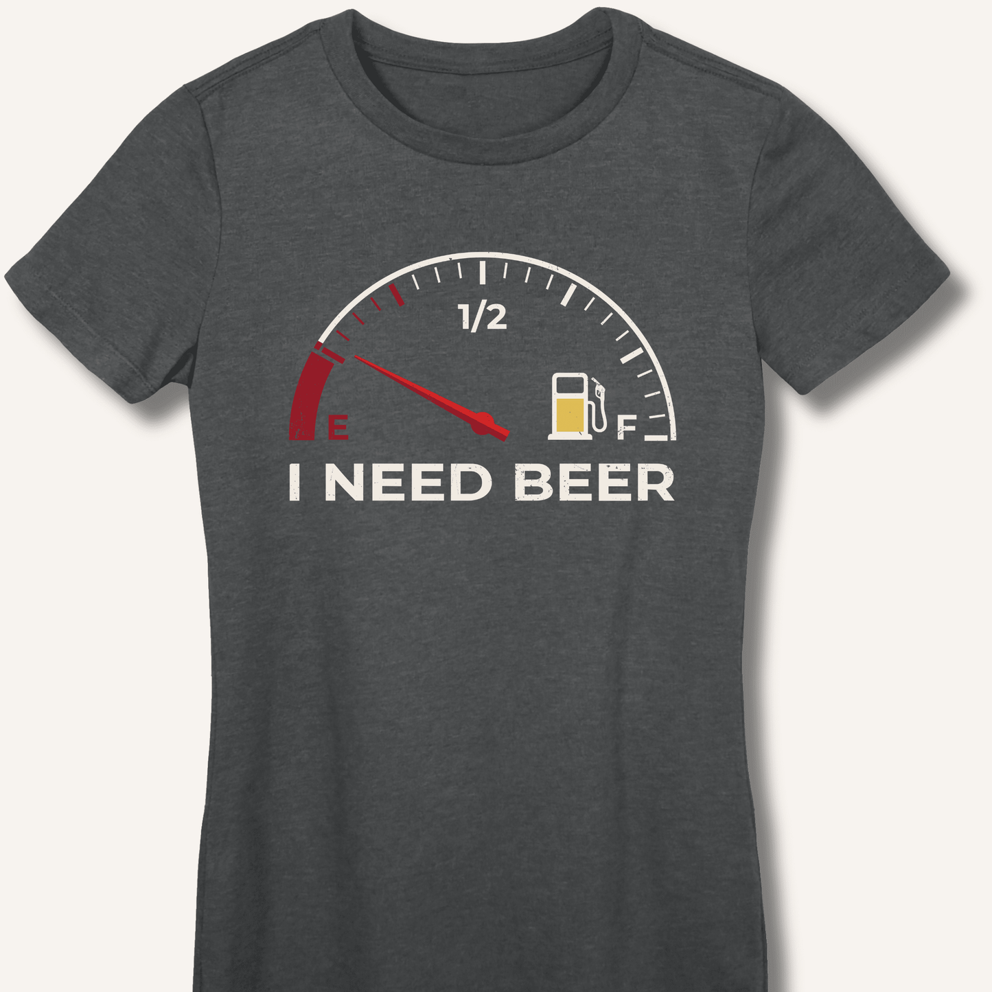 Beer Gauge Fitted T-Shirt - Sip & Shirt