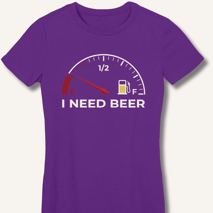 Beer Gauge Fitted T-Shirt - Sip & Shirt