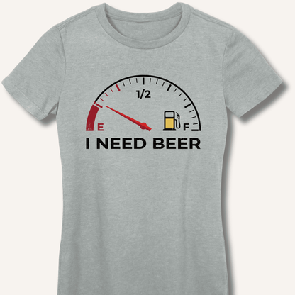 Beer Gauge Fitted T-Shirt - Sip & Shirt