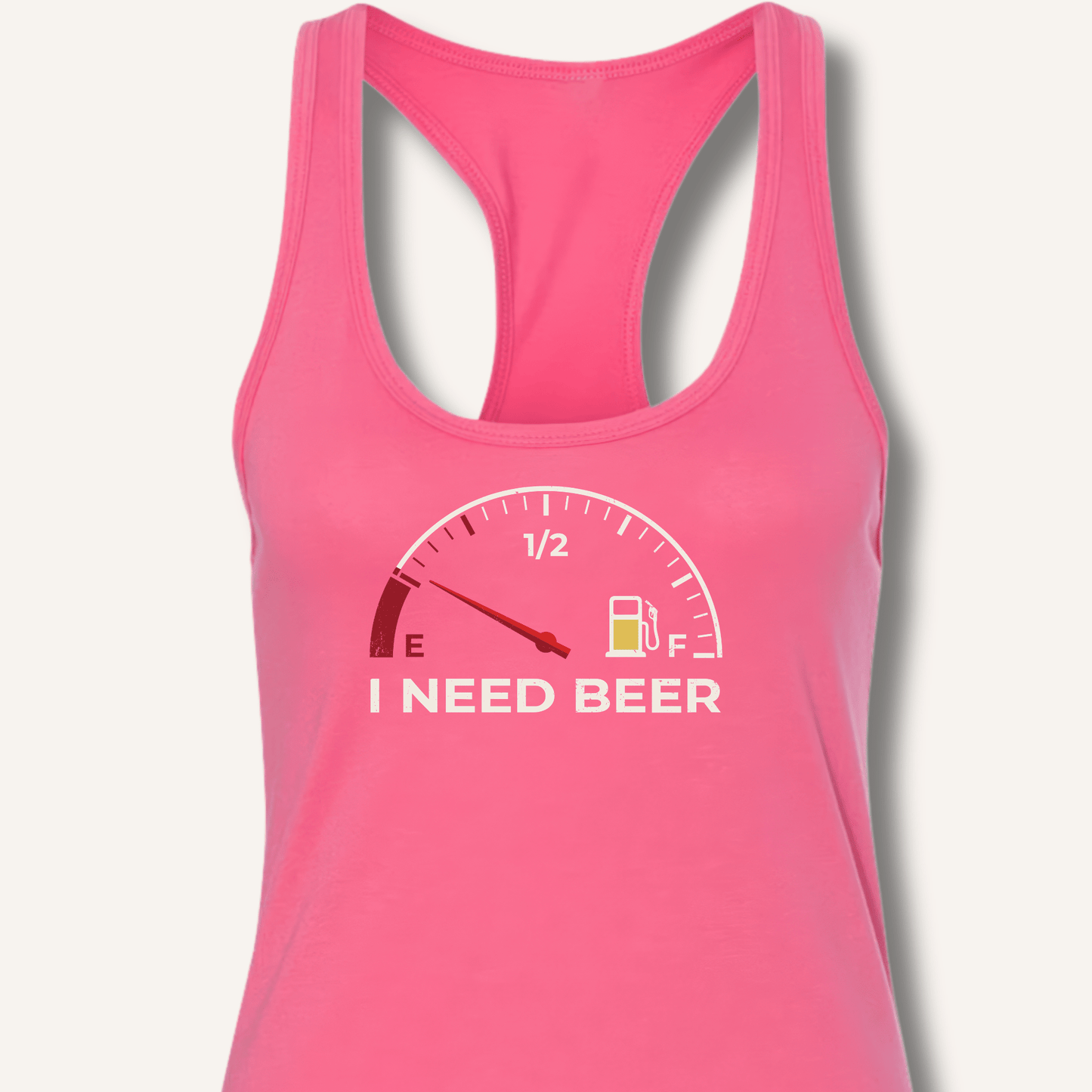 Beer Gauge Racerback Tank - Sip & Shirt