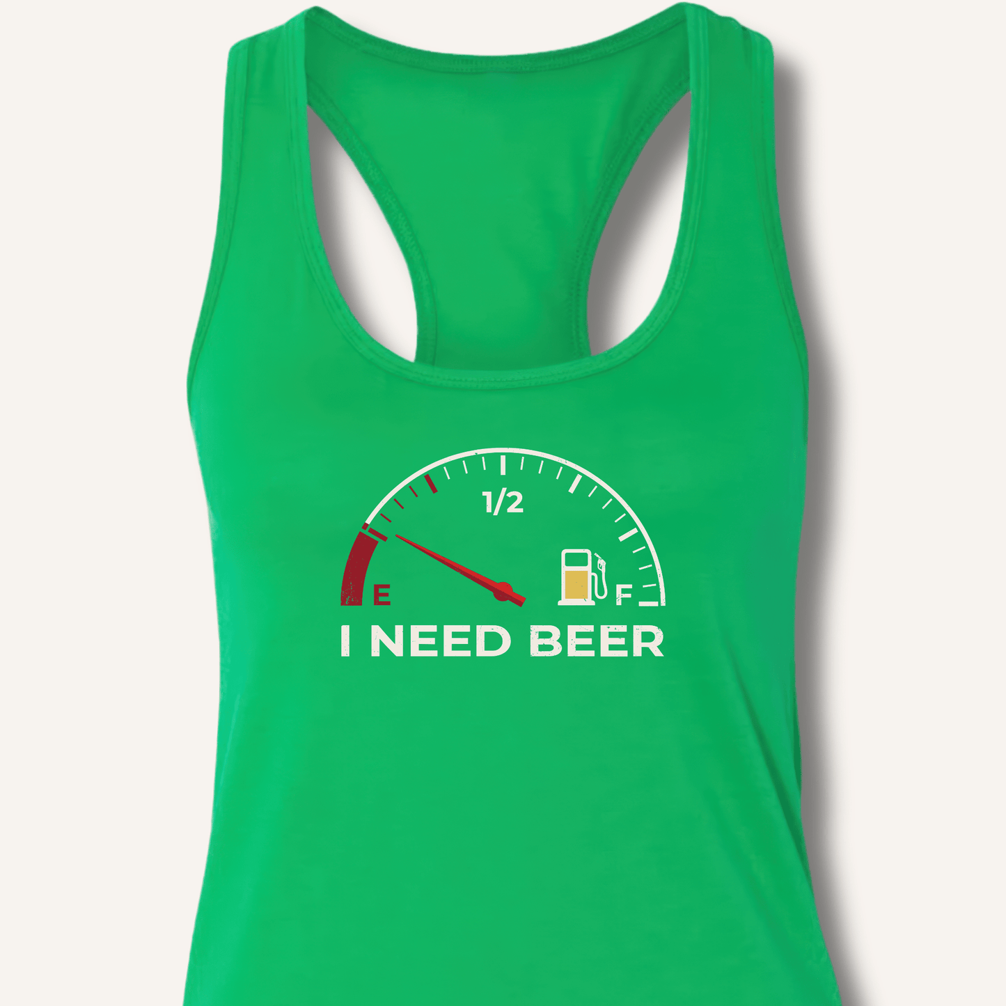 Beer Gauge Racerback Tank - Sip & Shirt