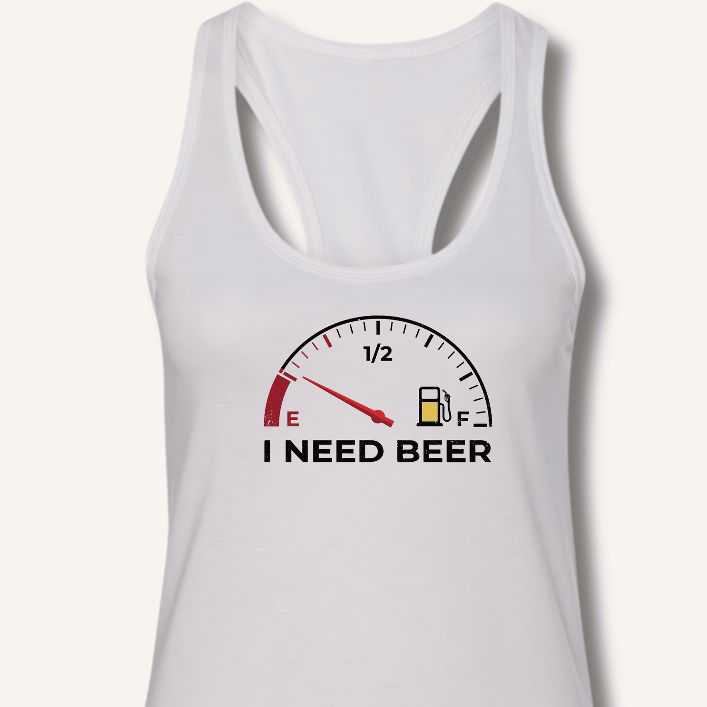 Beer Gauge Racerback Tank - Sip & Shirt