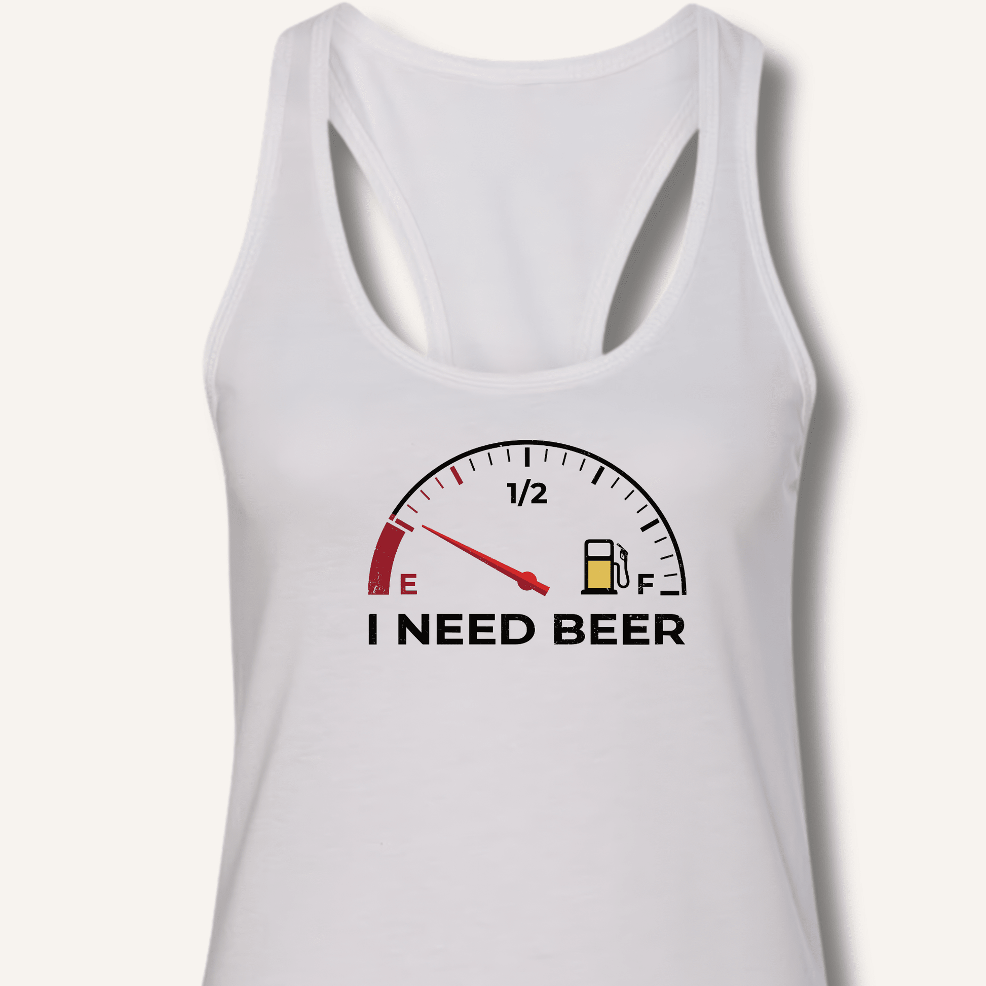 Beer Gauge Racerback Tank - Sip & Shirt