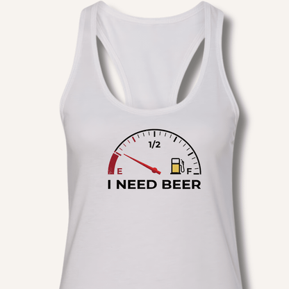 Beer Gauge Racerback Tank - Sip & Shirt