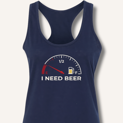 Beer Gauge Racerback Tank - Sip & Shirt