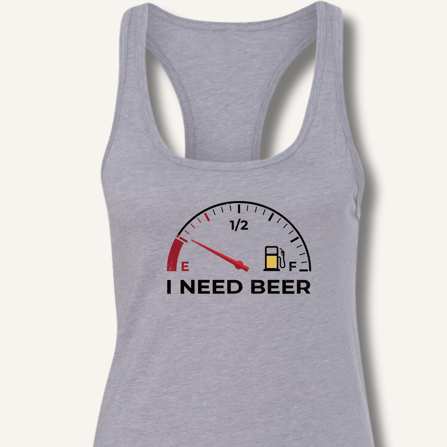Beer Gauge Racerback Tank - Sip & Shirt