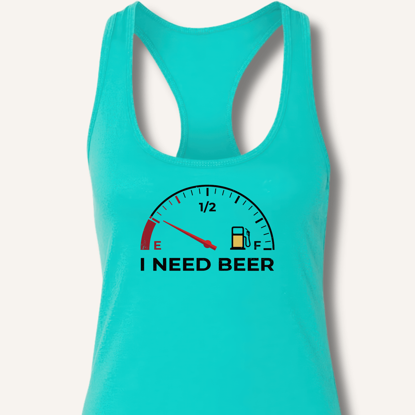 Beer Gauge Racerback Tank - Sip & Shirt