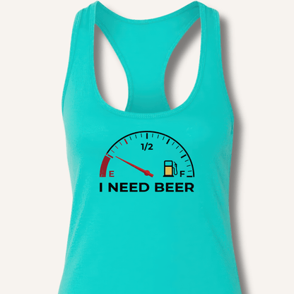 Beer Gauge Racerback Tank - Sip & Shirt