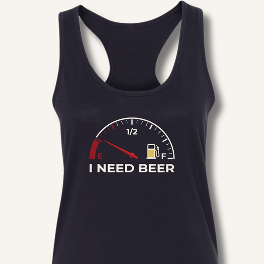Beer Gauge Racerback Tank - Sip & Shirt