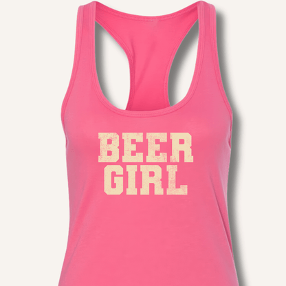 Beer Girl Racerback Tank - Sip & Shirt