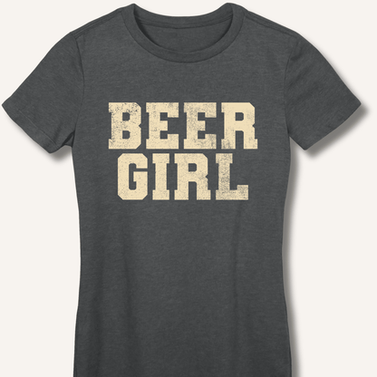 Beer Girl Women's Fitted T-Shirt - Sip & Shirt