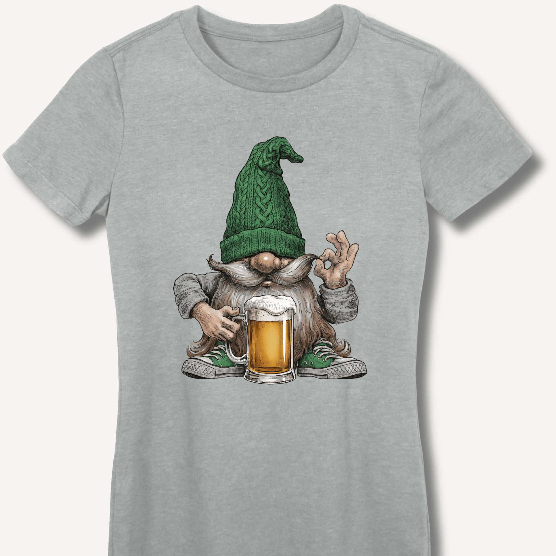 Beer Gnome Fitted T-Shirt - Sip & Shirt