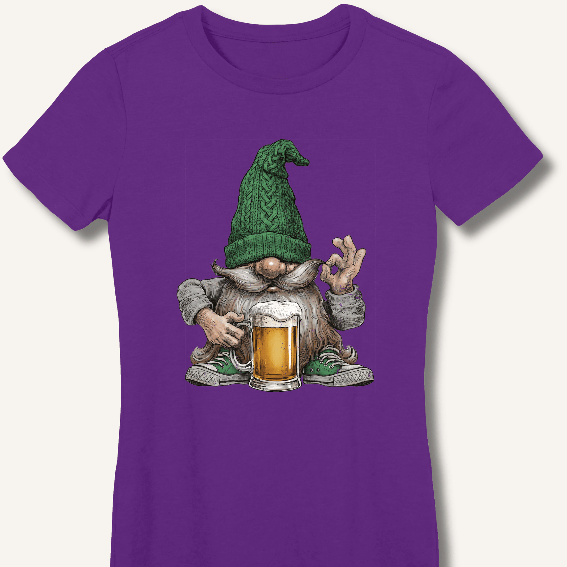 Beer Gnome Fitted T-Shirt - Sip & Shirt