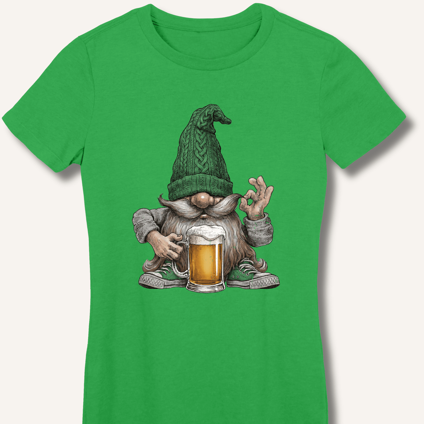 Beer Gnome Fitted T-Shirt - Sip & Shirt