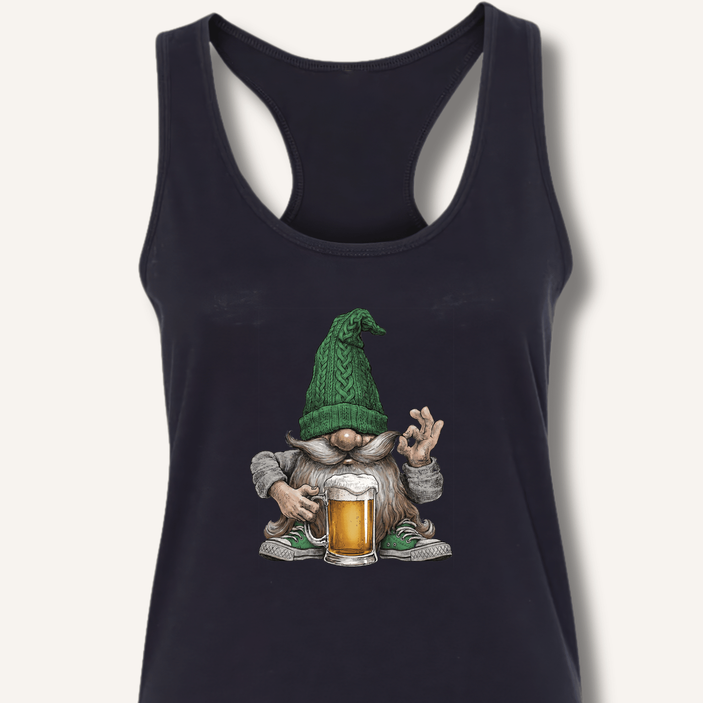 Beer Gnome Racerback Tank - Sip & Shirt