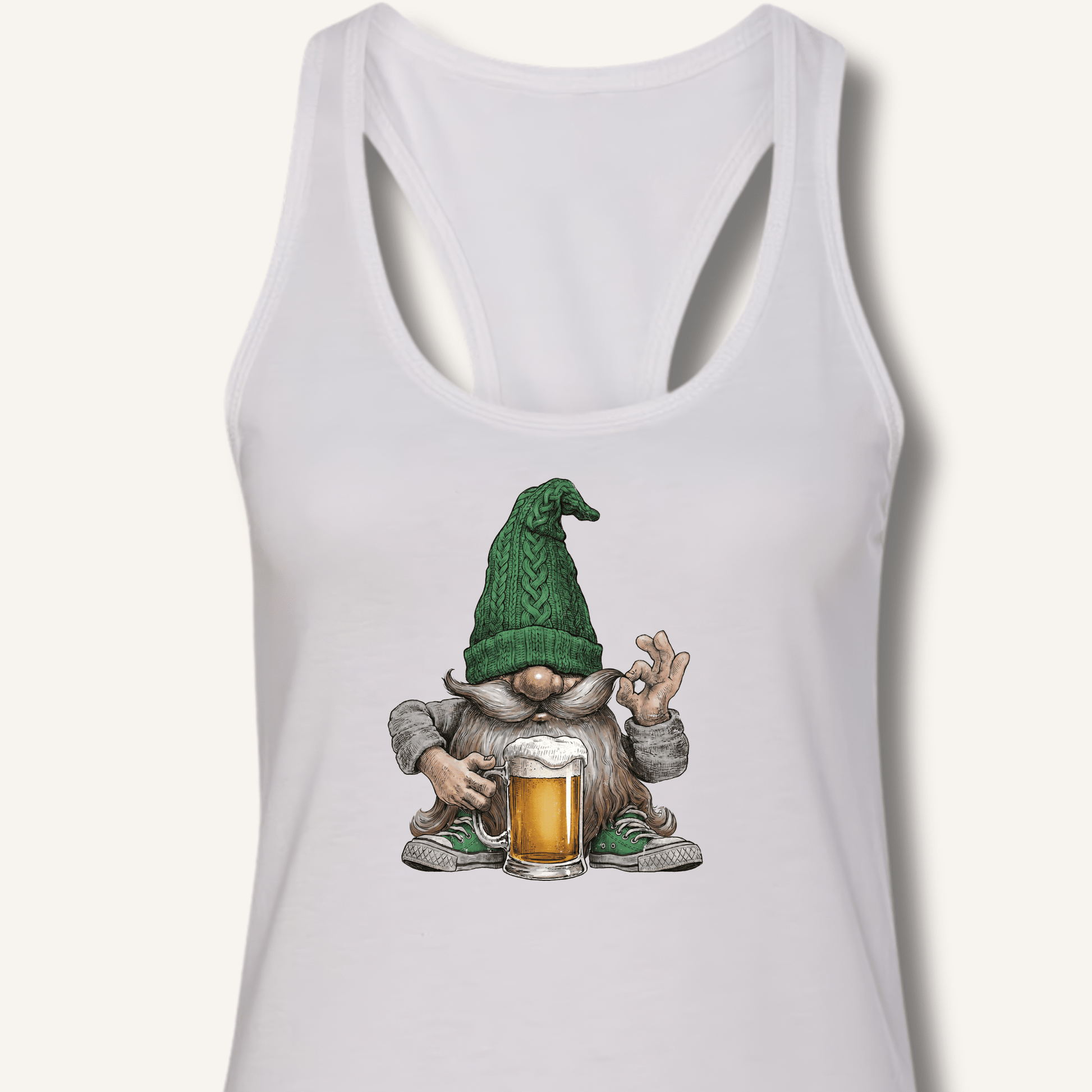 Beer Gnome Racerback Tank - Sip & Shirt