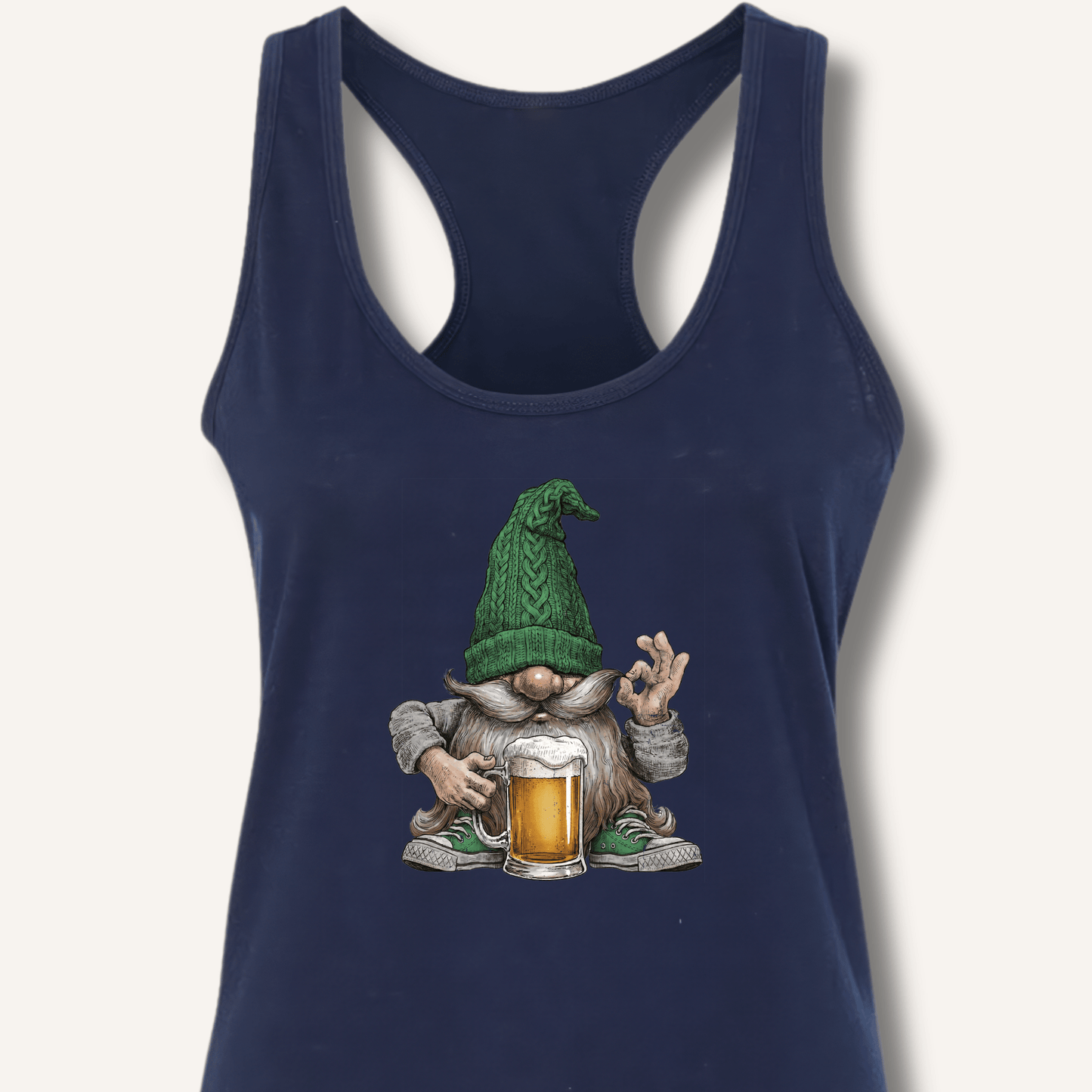 Beer Gnome Racerback Tank - Sip & Shirt