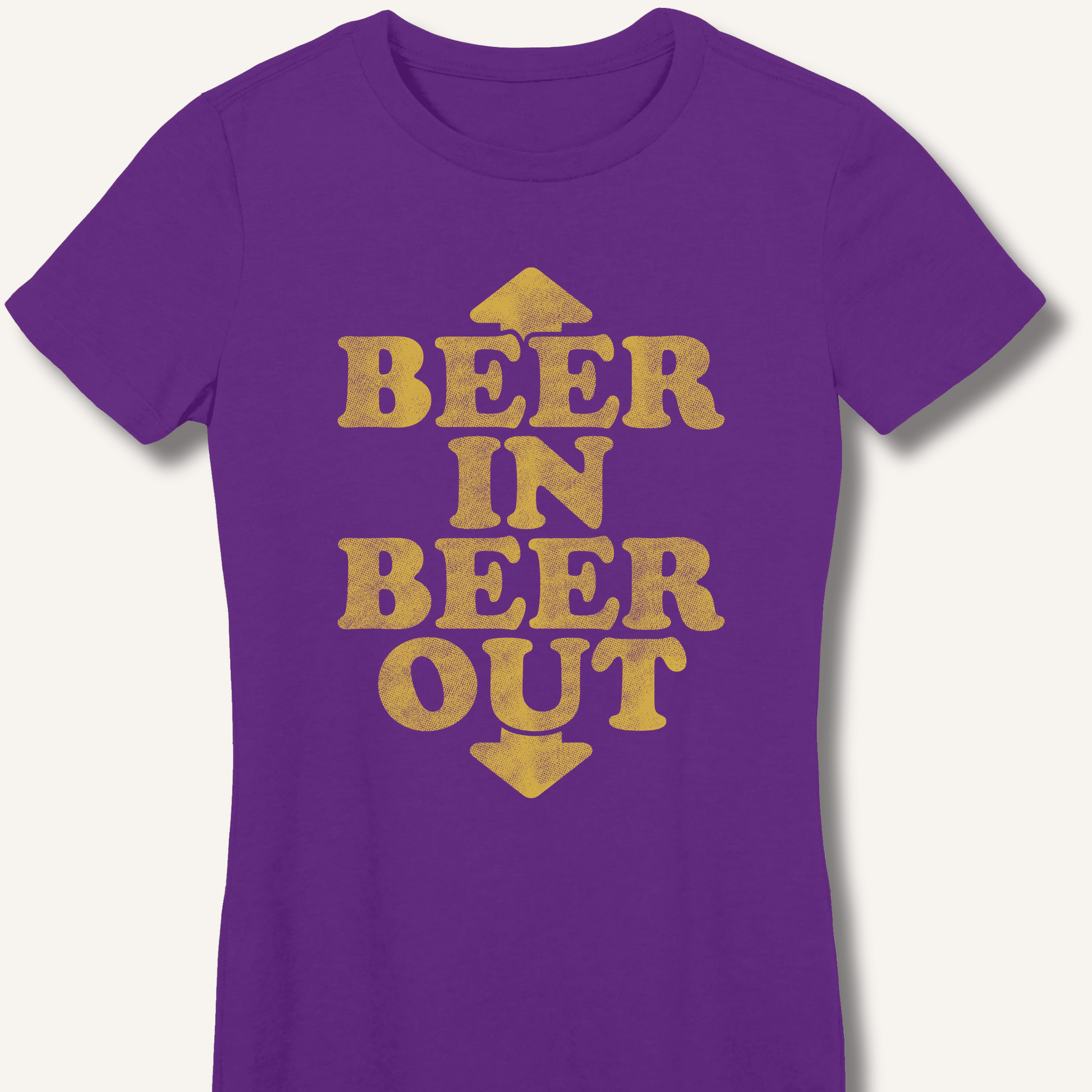 Beer In Beer Out Fitted T-Shirt - Sip & Shirt