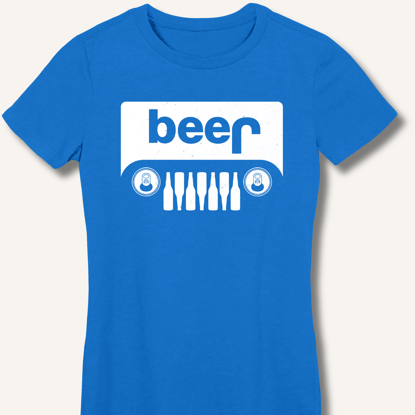 Beer Jeep Fitted T-Shirt - Sip & Shirt
