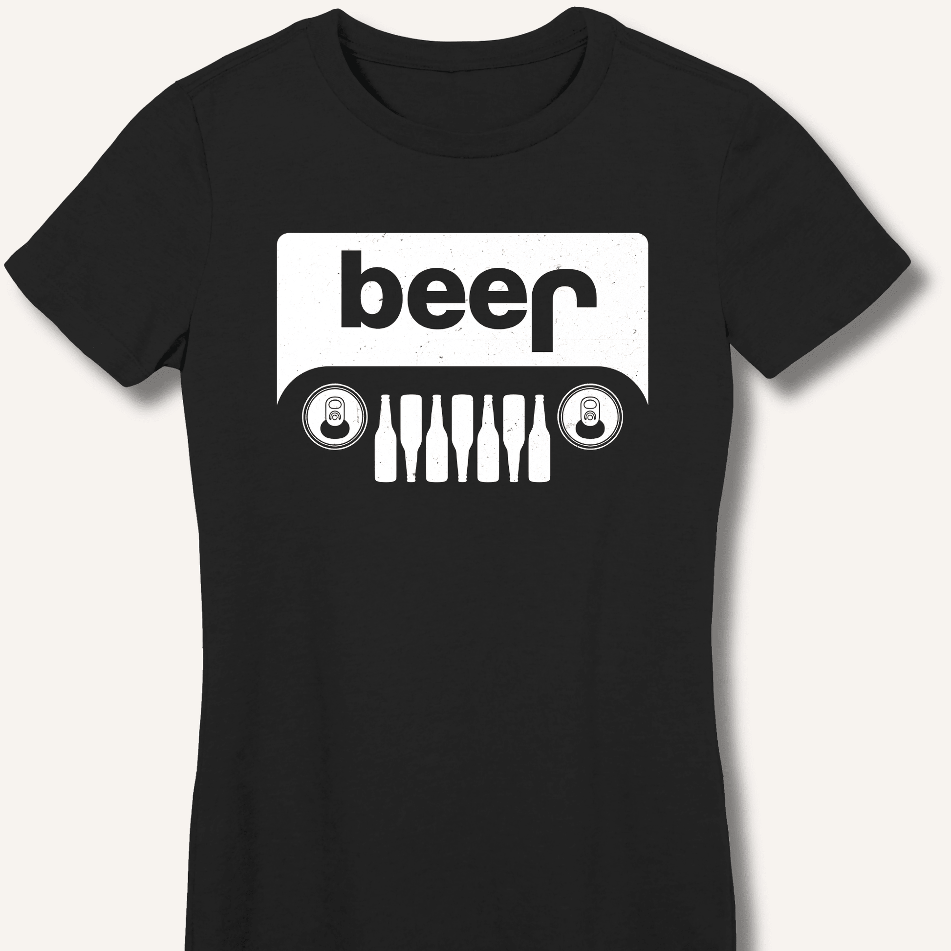 Beer Jeep Fitted T-Shirt - Sip & Shirt