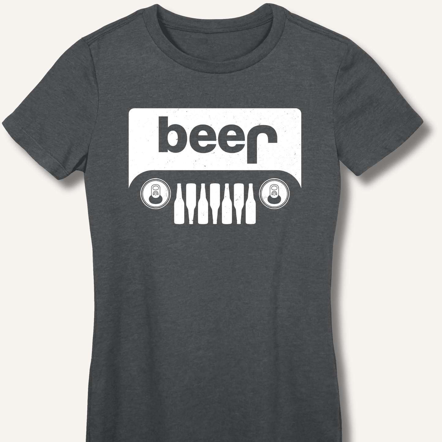 Beer Jeep Fitted T-Shirt - Sip & Shirt