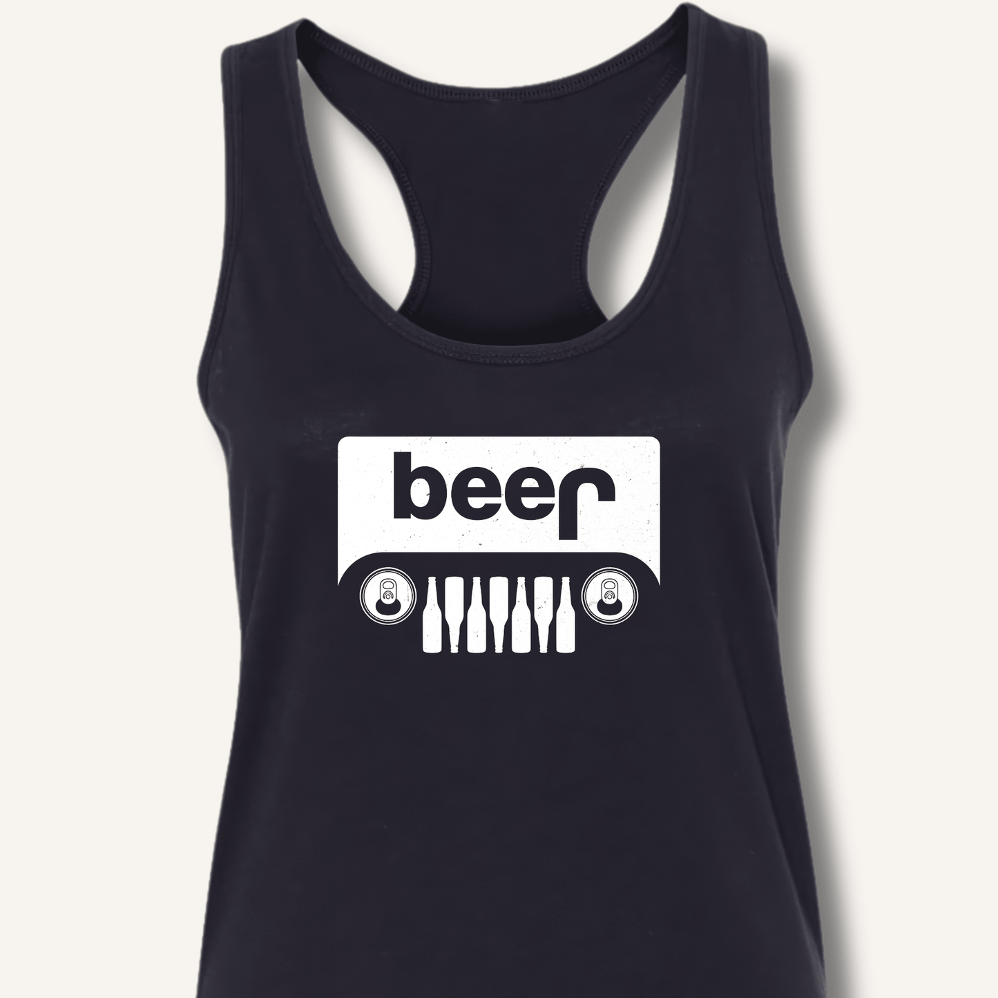Beer Jeep Racerback Tank - Sip & Shirt