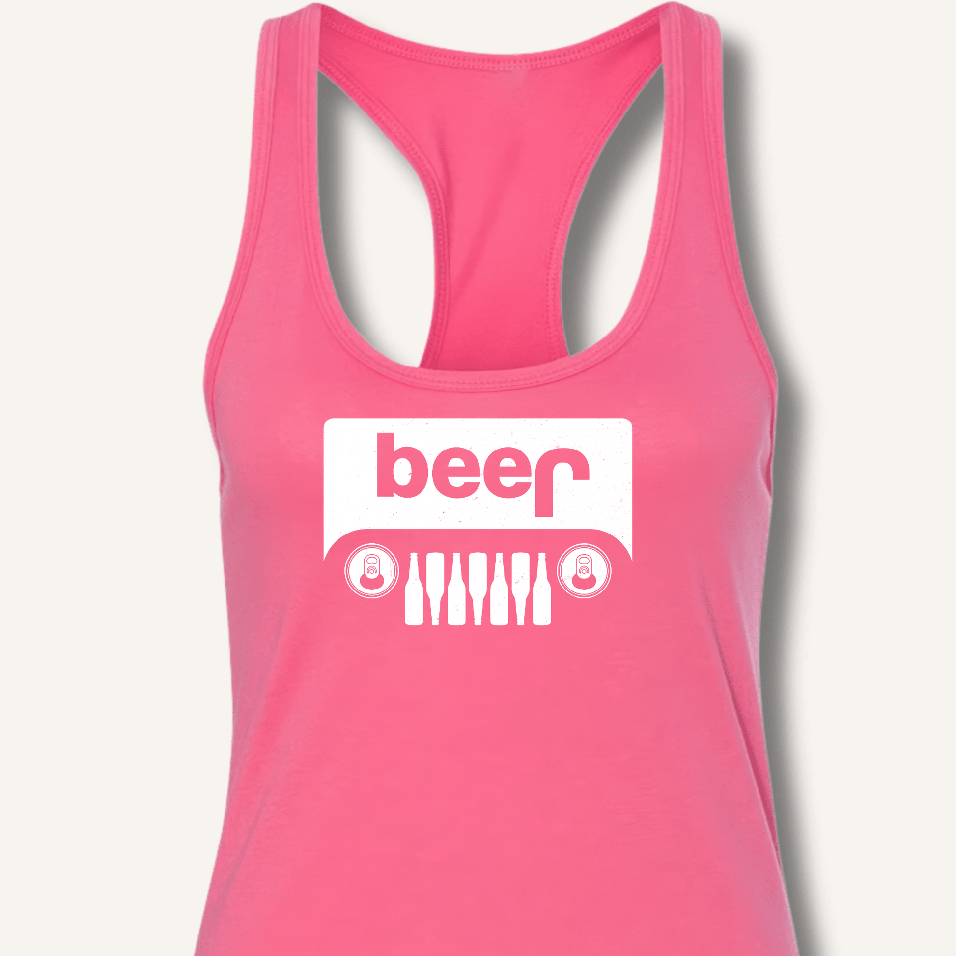 Beer Jeep Racerback Tank - Sip & Shirt