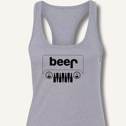 Beer Jeep Racerback Tank - Sip & Shirt