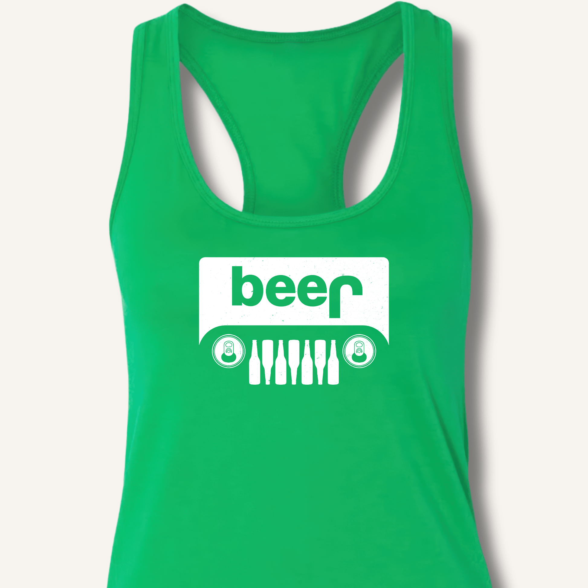 Beer Jeep Racerback Tank - Sip & Shirt