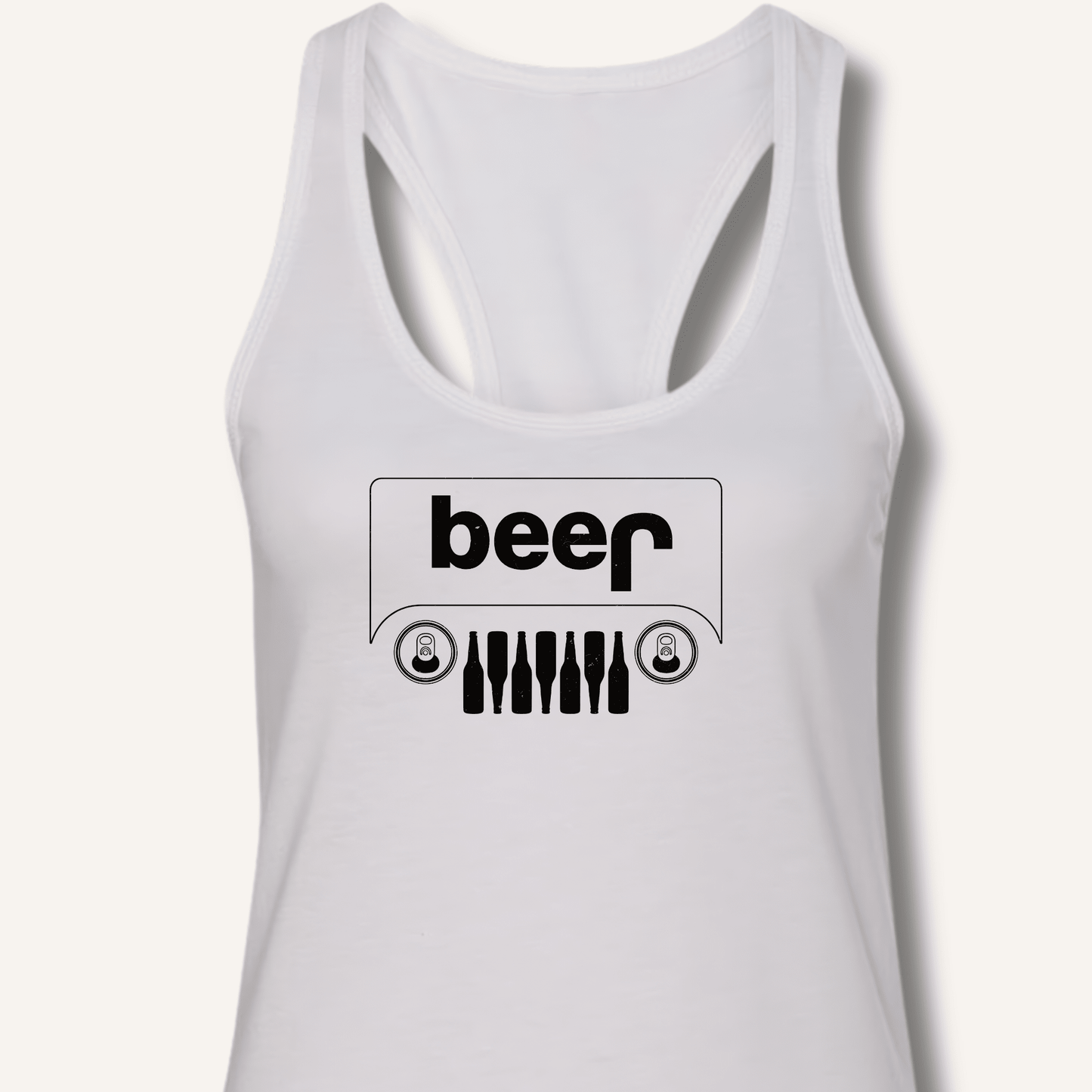 Beer Jeep Racerback Tank - Sip & Shirt