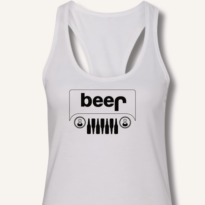 Beer Jeep Racerback Tank - Sip & Shirt