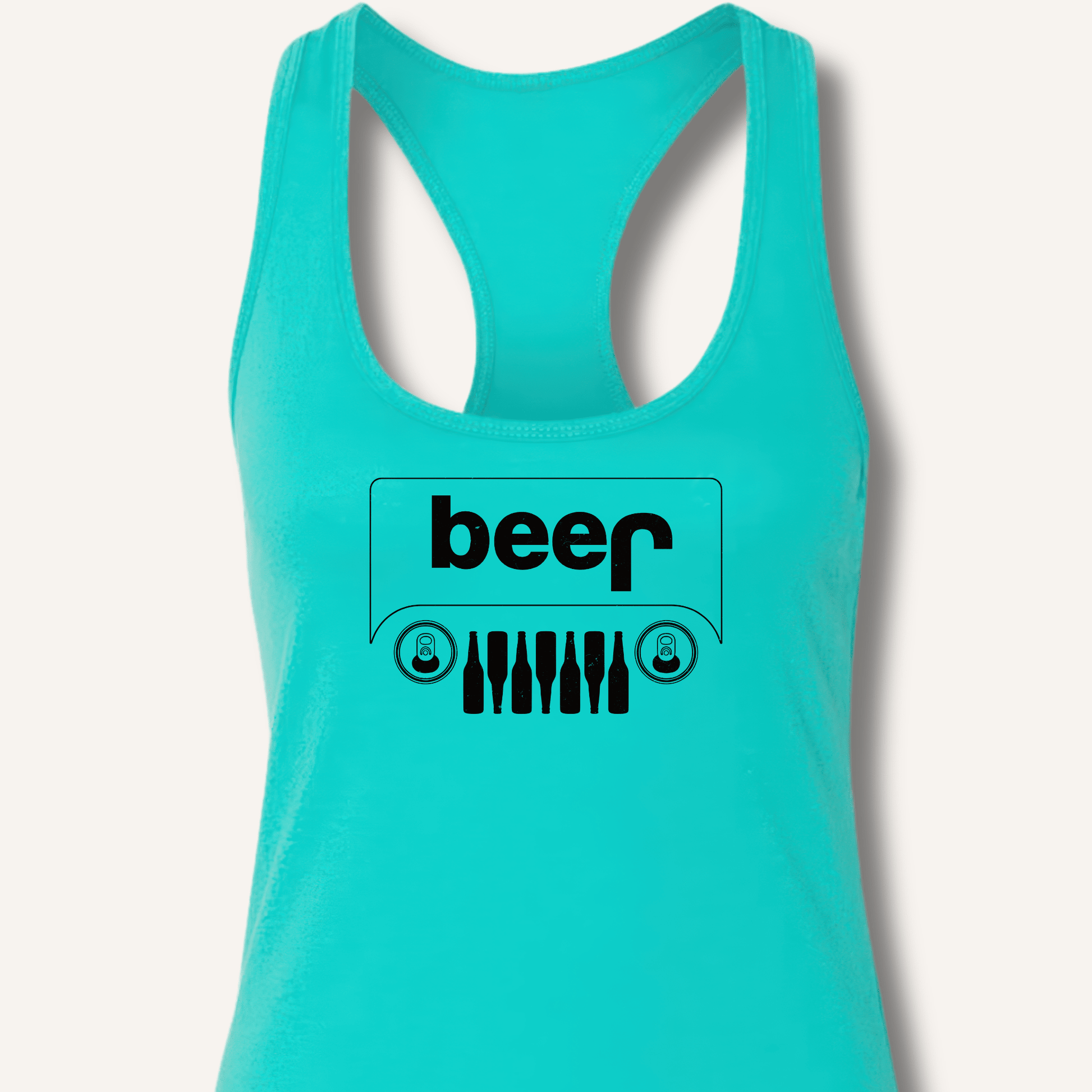Beer Jeep Racerback Tank - Sip & Shirt