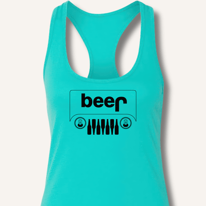 Beer Jeep Racerback Tank - Sip & Shirt