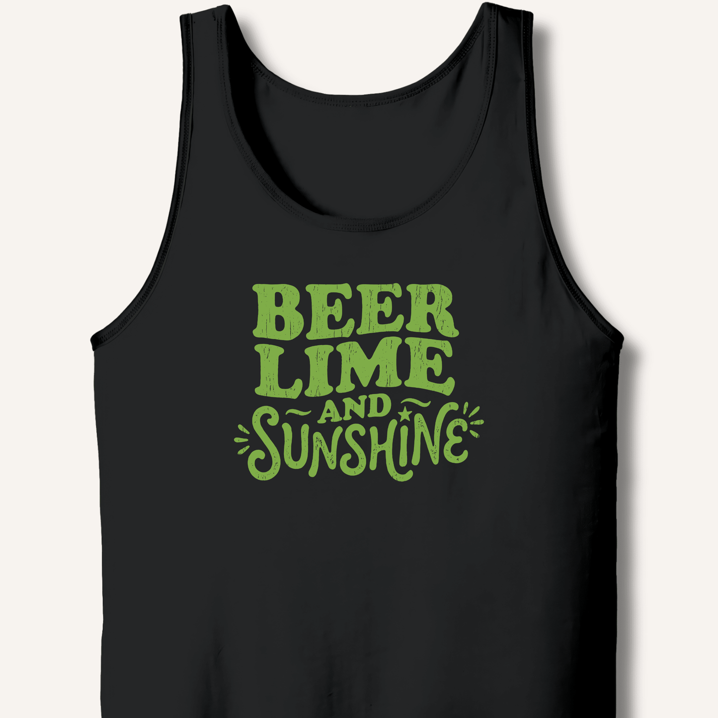 Beer Lime and Sunshine Tank - Sip & Shirt