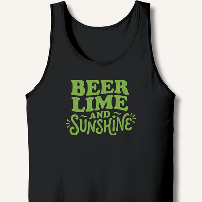Beer Lime and Sunshine Tank - Sip & Shirt