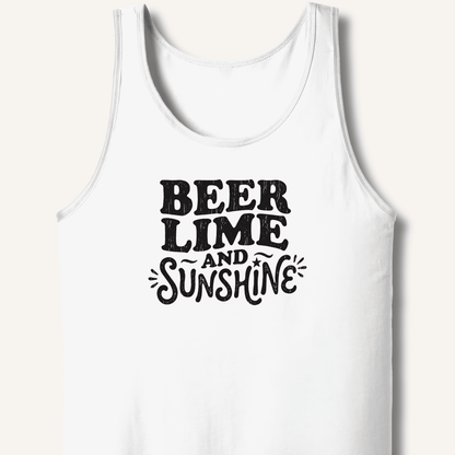Beer Lime and Sunshine Tank - Sip & Shirt