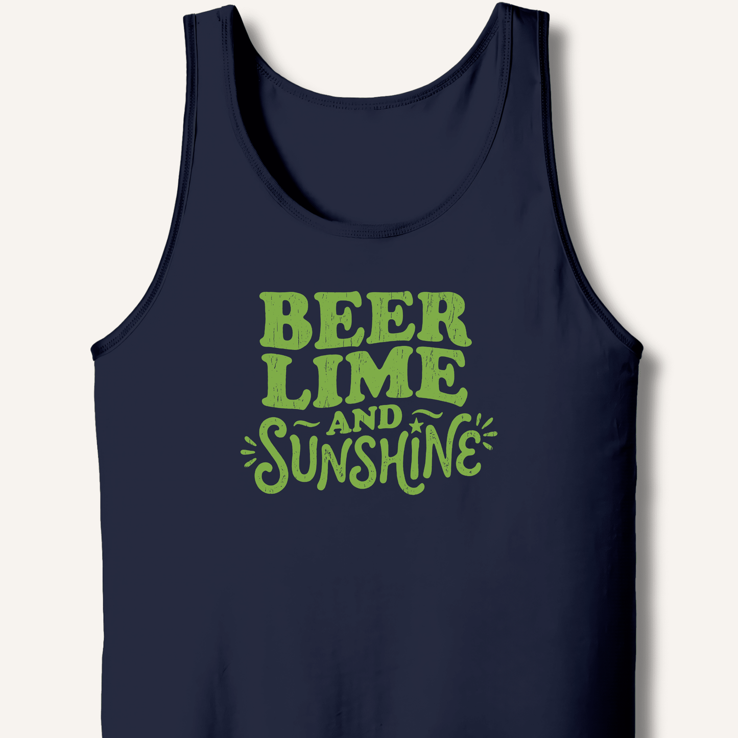 Beer Lime and Sunshine Tank - Sip & Shirt