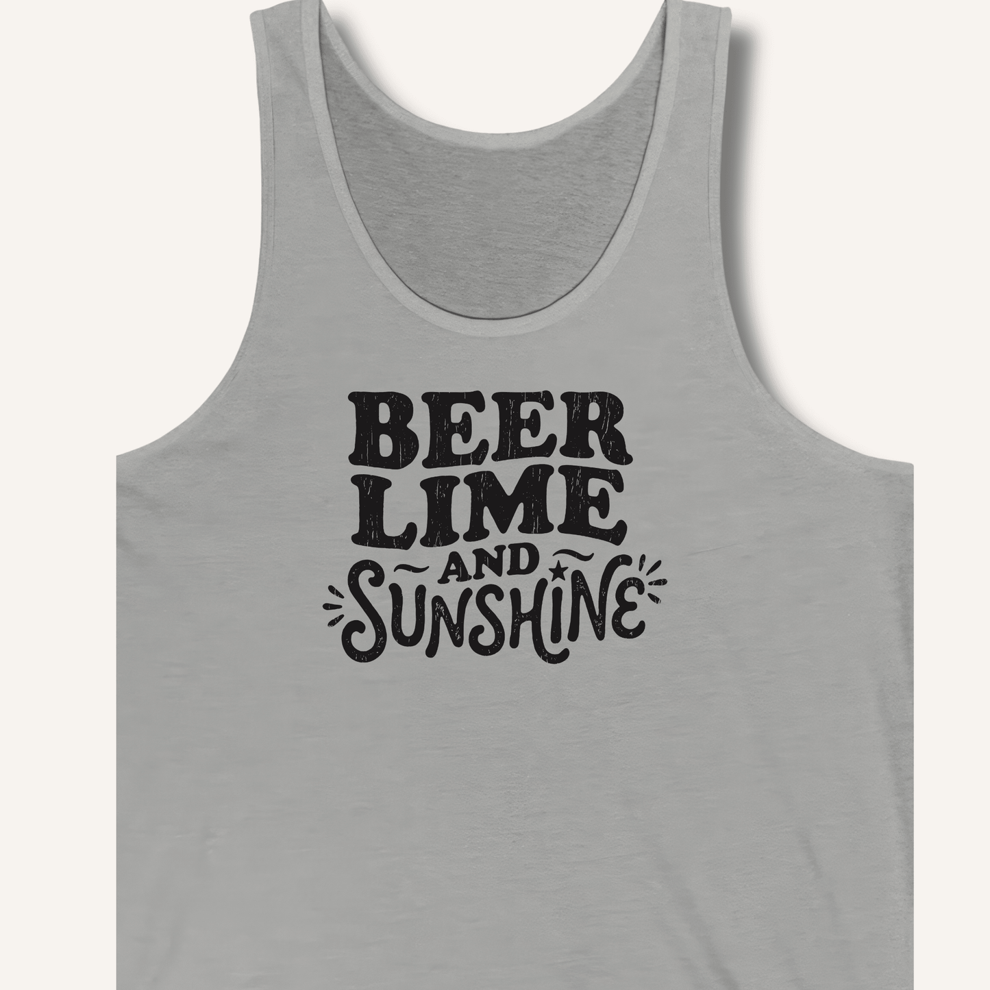 Beer Lime and Sunshine Tank - Sip & Shirt