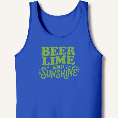 Beer Lime and Sunshine Tank - Sip & Shirt
